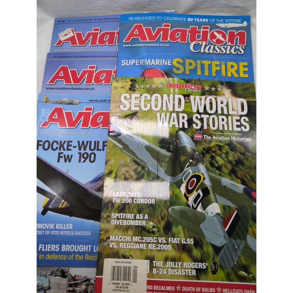 (5) Aviation Classics Magazines